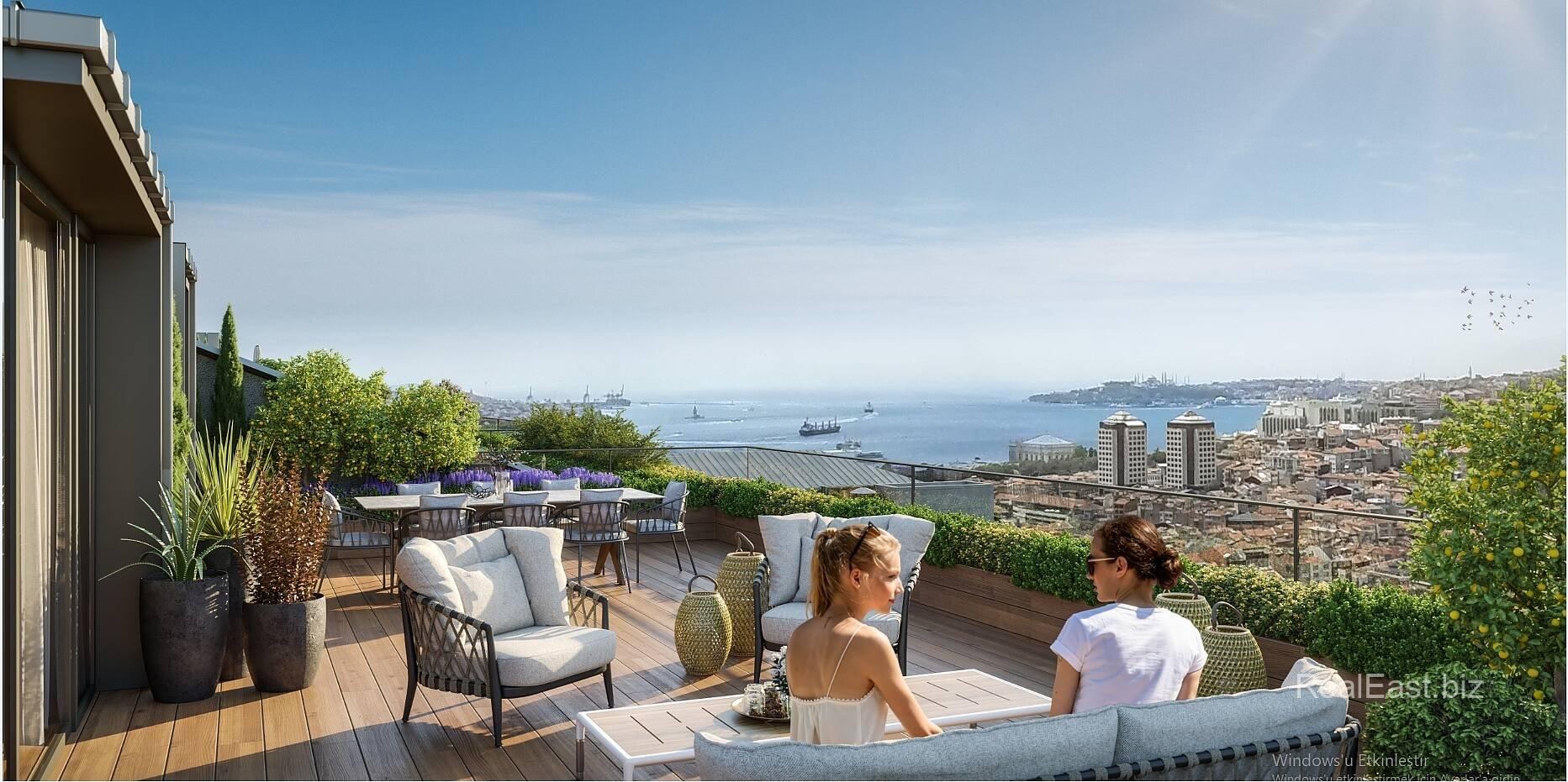 Luxury Apartment with Bosphorus View in Besiktas